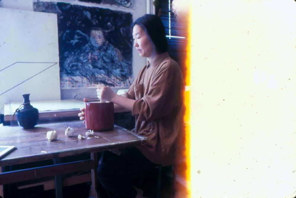 원화랑 전시 및 정찬승 외 지인과 함께 촬영한 슬라이드 필름