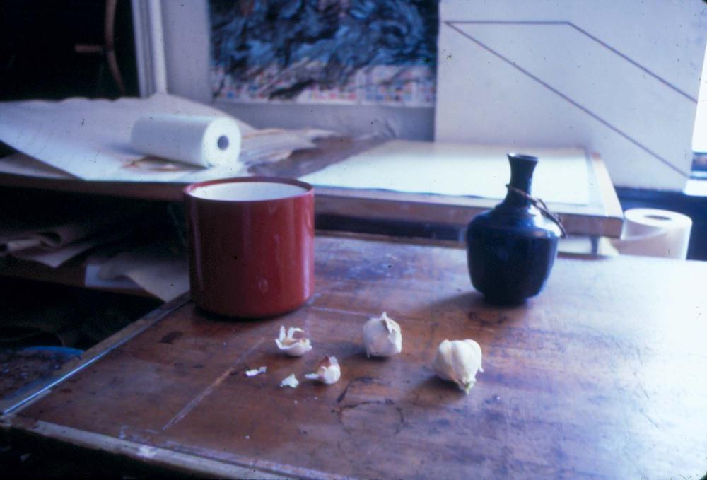 원화랑 전시 및 정찬승 외 지인과 함께 촬영한 슬라이드 필름