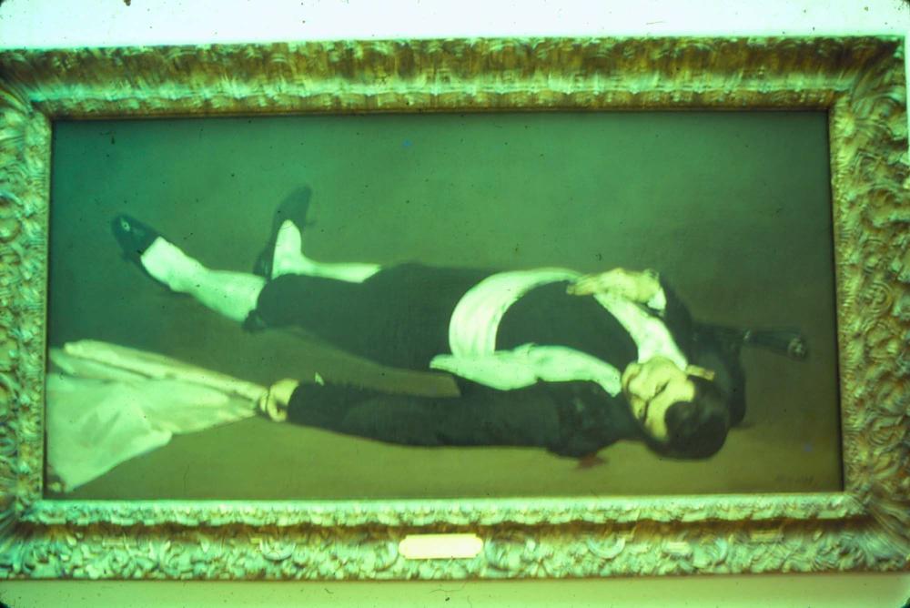 원화랑 전시 및 정찬승 외 지인과 함께 촬영한 슬라이드 필름