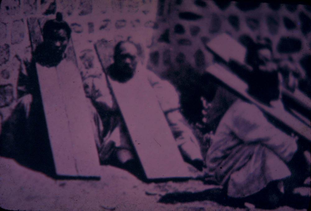 원화랑 전시 및 정찬승 외 지인과 함께 촬영한 슬라이드 필름