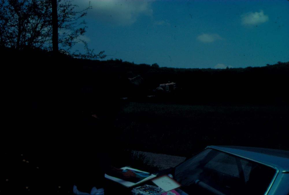 원화랑 전시 및 정찬승 외 지인과 함께 촬영한 슬라이드 필름