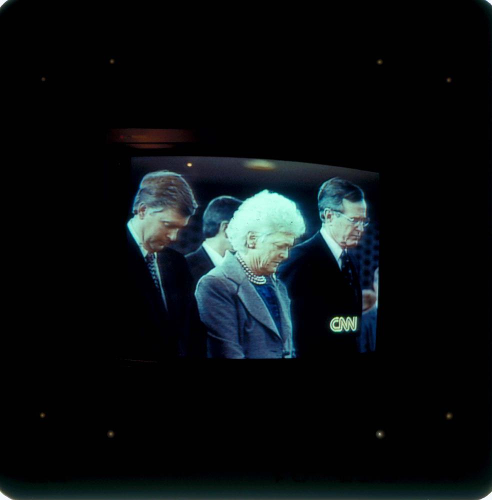 원화랑 전시 및 정찬승 외 지인과 함께 촬영한 슬라이드 필름