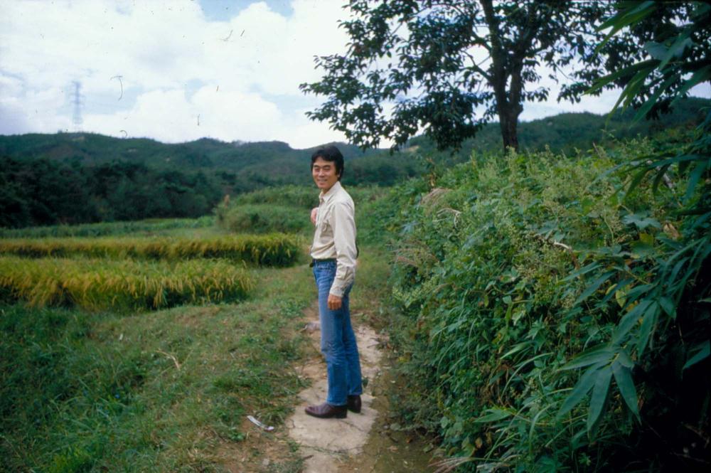 원화랑 전시 및 정찬승 외 지인과 함께 촬영한 슬라이드 필름