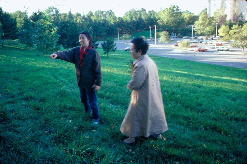 원화랑 전시 및 정찬승 외 지인과 함께 촬영한 슬라이드 필름