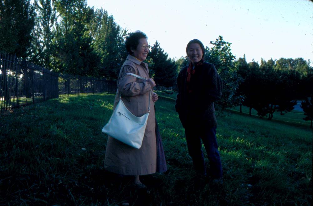 원화랑 전시 및 정찬승 외 지인과 함께 촬영한 슬라이드 필름