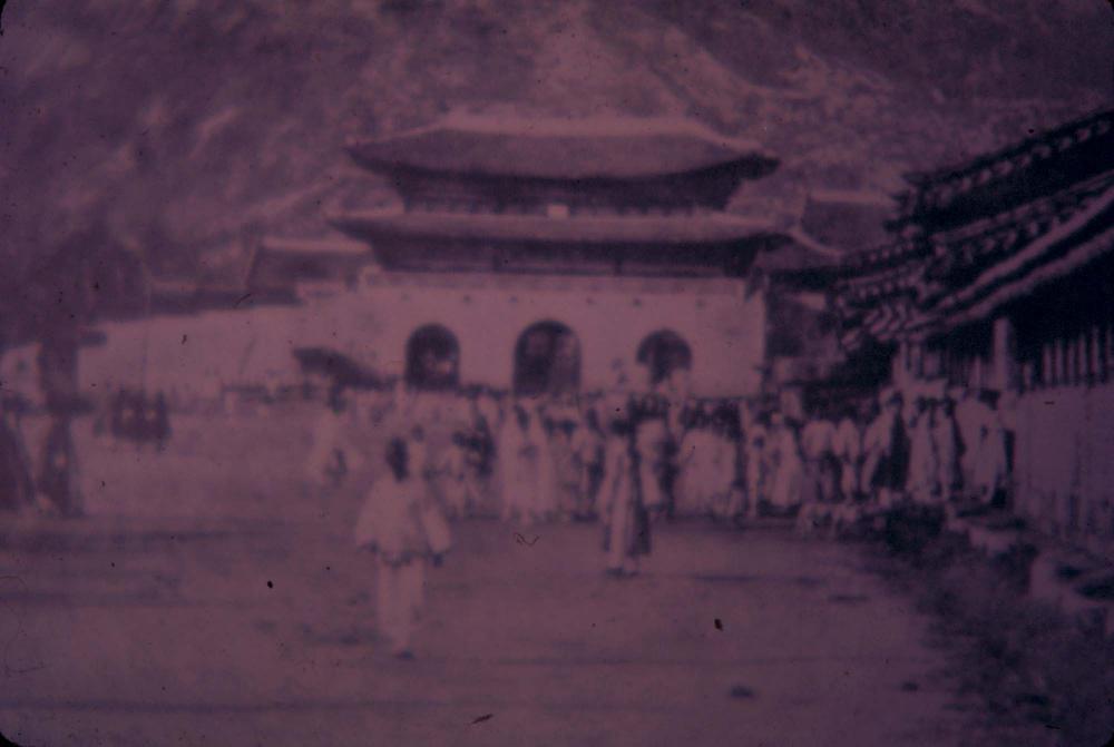 원화랑 전시 및 정찬승 외 지인과 함께 촬영한 슬라이드 필름