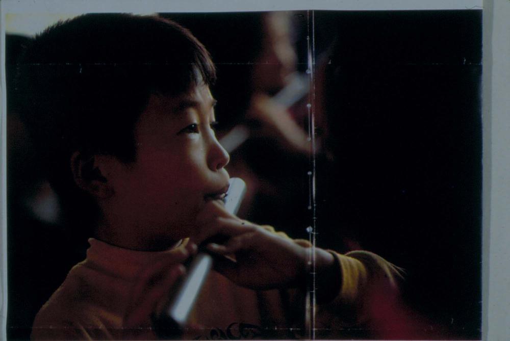 원화랑 전시 및 정찬승 외 지인과 함께 촬영한 슬라이드 필름