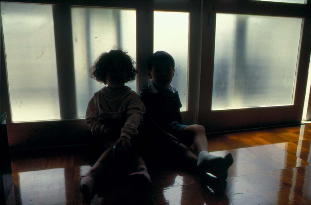 원화랑 전시 및 정찬승 외 지인과 함께 촬영한 슬라이드 필름