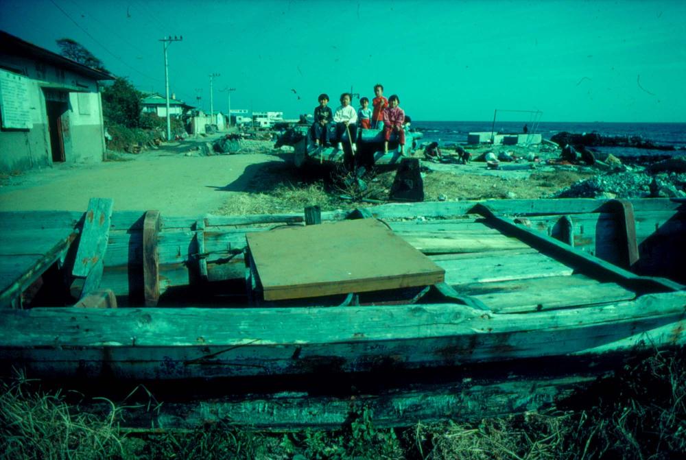 원화랑 전시 및 정찬승 외 지인과 함께 촬영한 슬라이드 필름