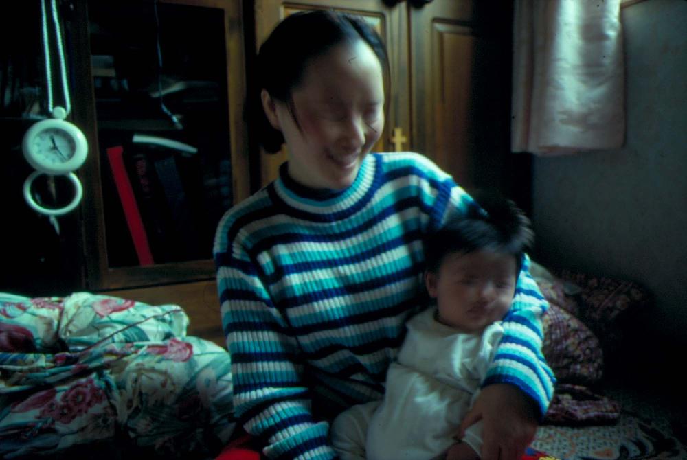 원화랑 전시 및 정찬승 외 지인과 함께 촬영한 슬라이드 필름