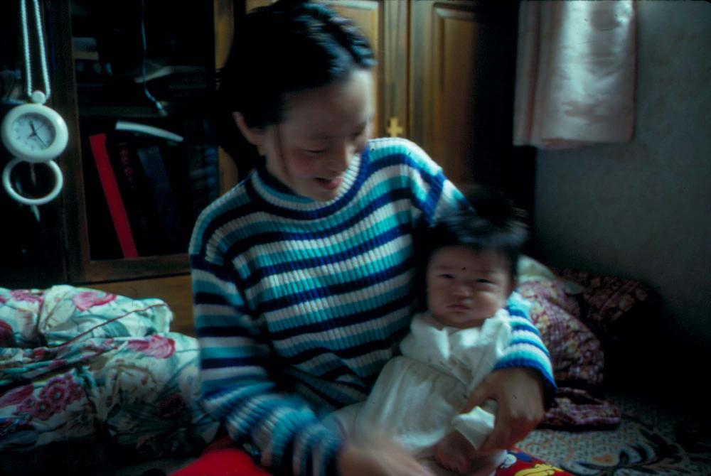 원화랑 전시 및 정찬승 외 지인과 함께 촬영한 슬라이드 필름