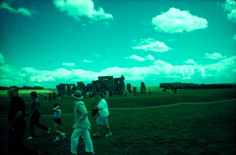 원화랑 전시 및 정찬승 외 지인과 함께 촬영한 슬라이드 필름