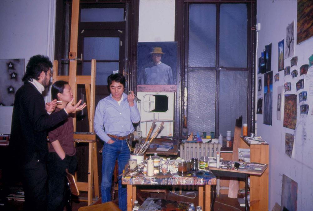 원화랑 전시 및 정찬승 외 지인과 함께 촬영한 슬라이드 필름