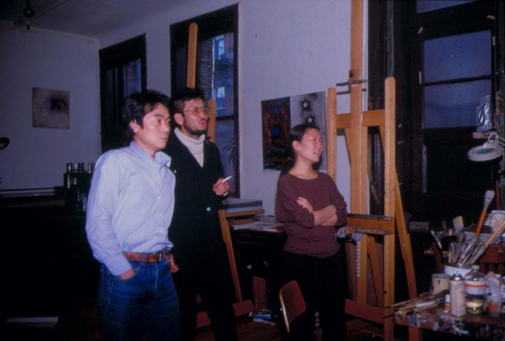 원화랑 전시 및 정찬승 외 지인과 함께 촬영한 슬라이드 필름