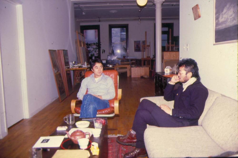 원화랑 전시 및 정찬승 외 지인과 함께 촬영한 슬라이드 필름