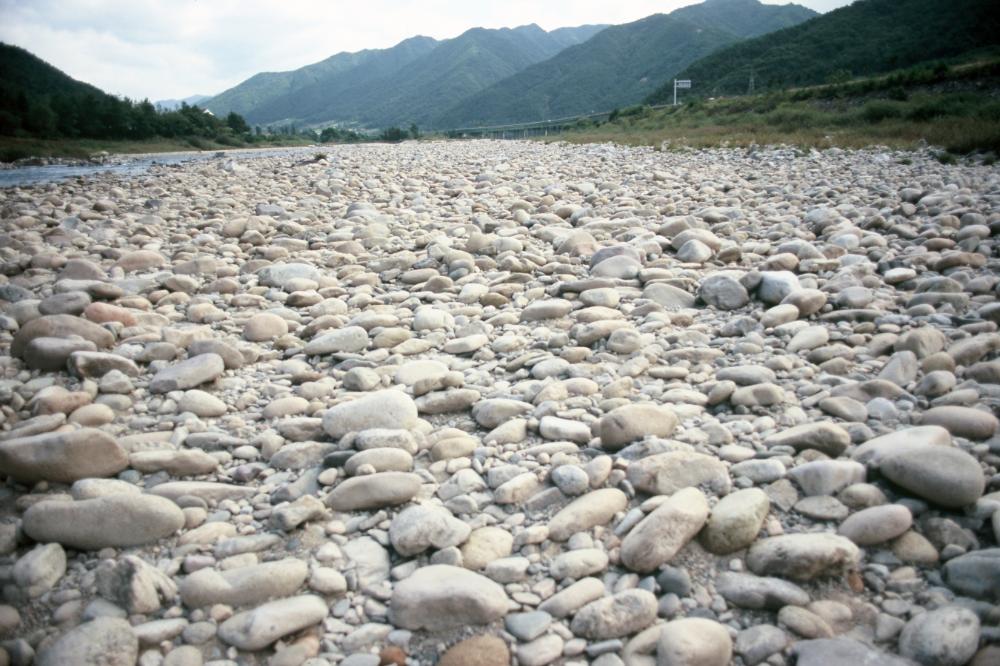 강원도 인제와 미국 메인 주에서 김명희가 촬영한 돌 슬라이드 필름