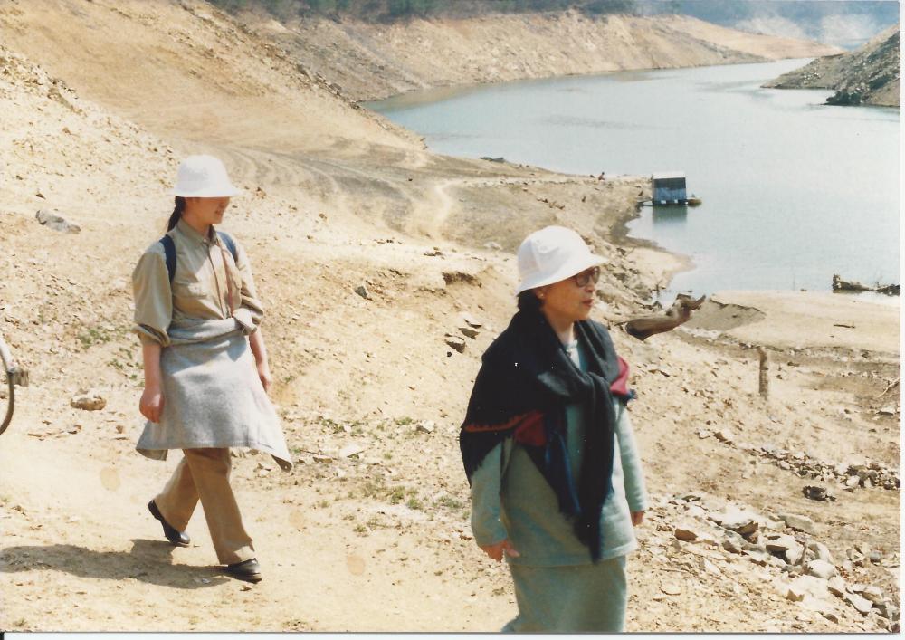 2013년 11월 9일 환기미술관에서 스캔한 김향안, 김명희, 김차섭의 여행 슬라이드 필름 사진파일 1