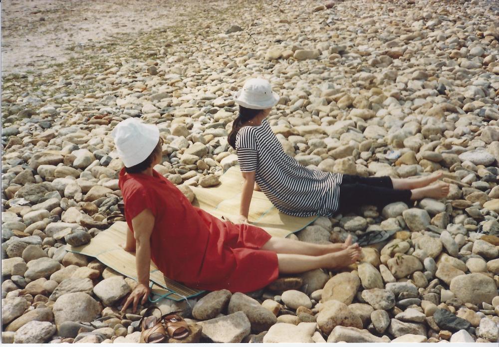 2013년 11월 9일 환기미술관에서 스캔한 김향안, 김명희, 김차섭의 여행 슬라이드 필름 사진파일 1