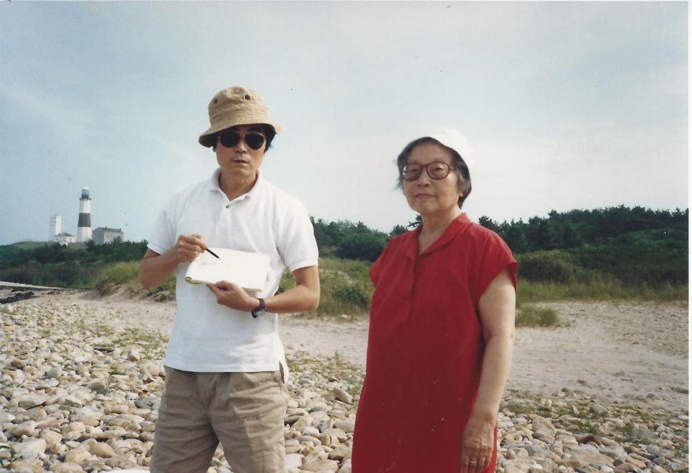 2013년 11월 9일 환기미술관에서 스캔한 김향안, 김명희, 김차섭의 여행 슬라이드 필름 사진파일 1