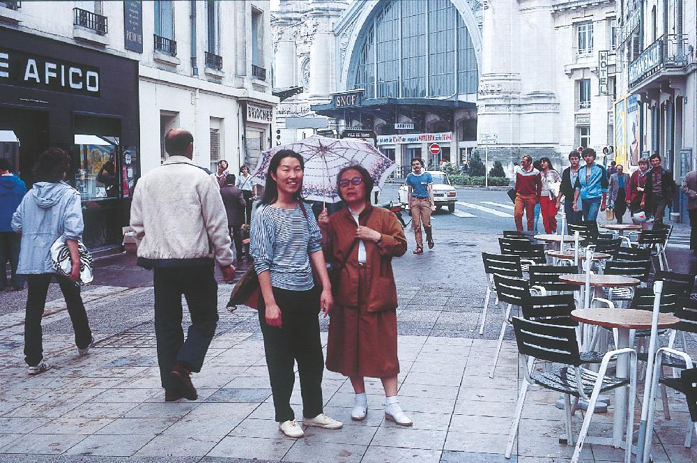 2013년 11월 9일 환기미술관에서 스캔한 김향안, 김명희, 김차섭의 여행 슬라이드 필름 사진파일 2