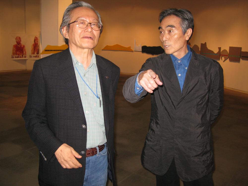 2008년 제9회 이인성미술상 시상식 김차섭 사진