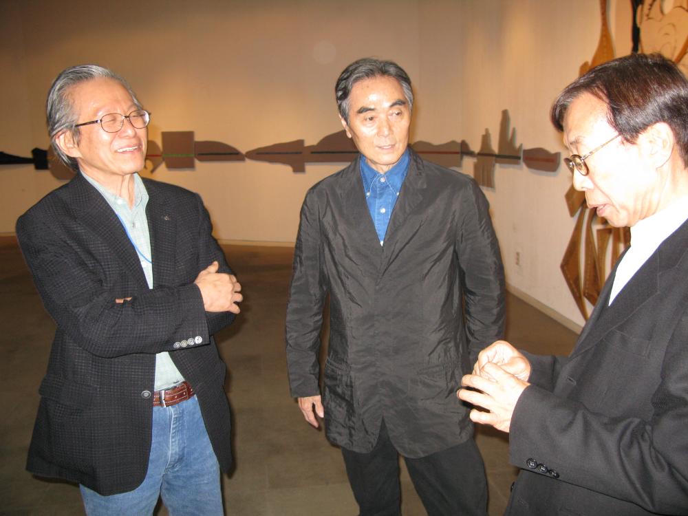 2008년 제9회 이인성미술상 시상식 김차섭 사진