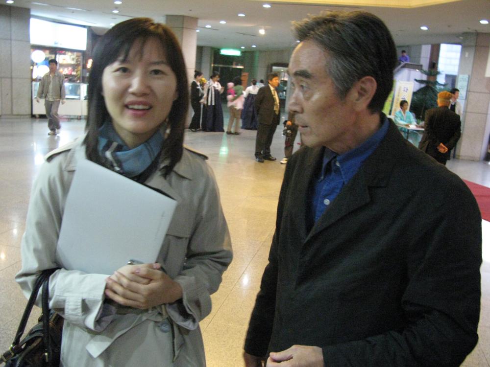 2008년 제9회 이인성미술상 시상식 김차섭 사진