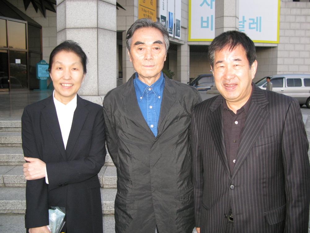 2008년 제9회 이인성미술상 시상식 김차섭 사진