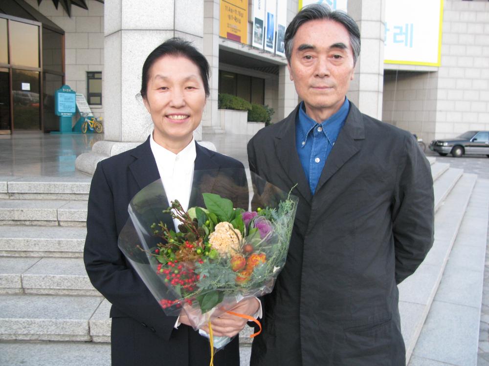 2008년 제9회 이인성미술상 시상식 김차섭 사진