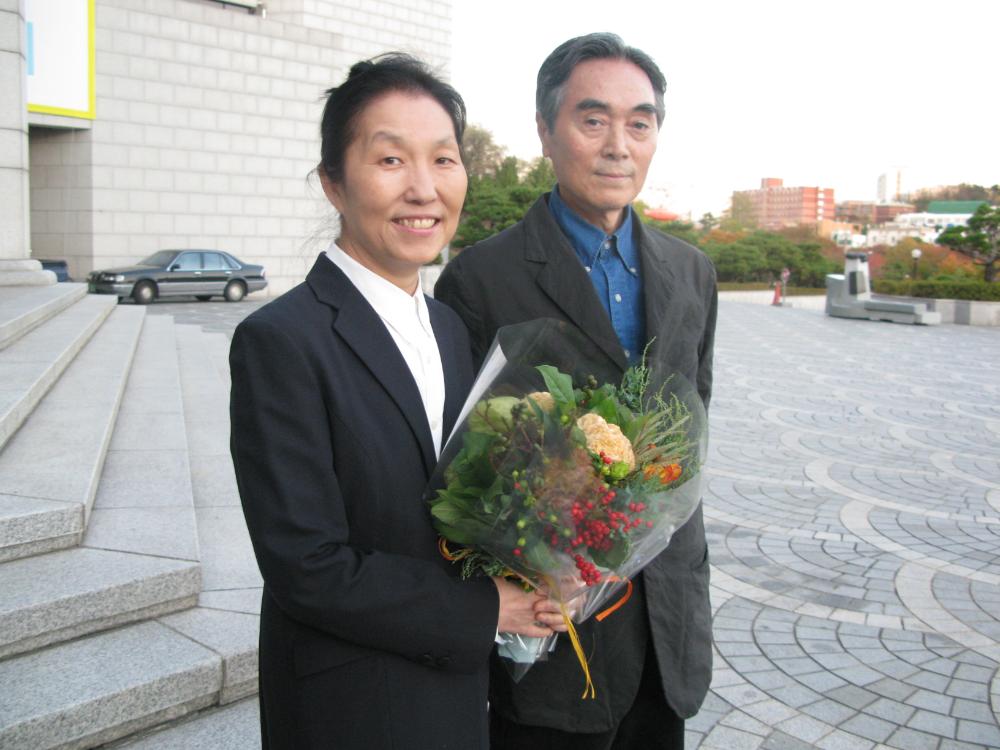 2008년 제9회 이인성미술상 시상식 김차섭 사진