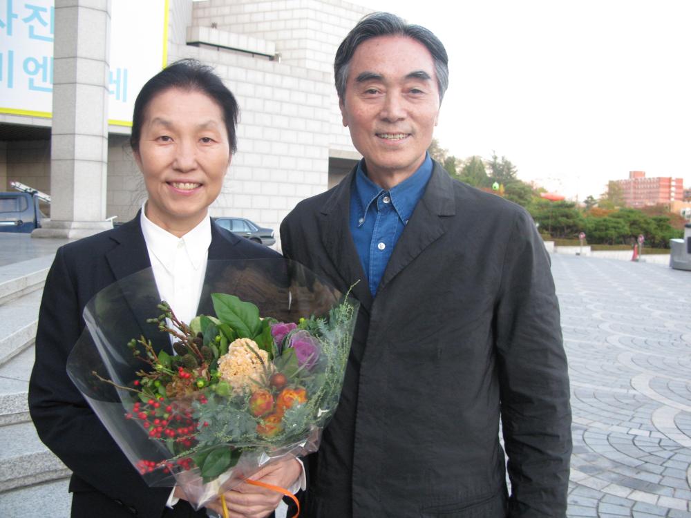 2008년 제9회 이인성미술상 시상식 김차섭 사진