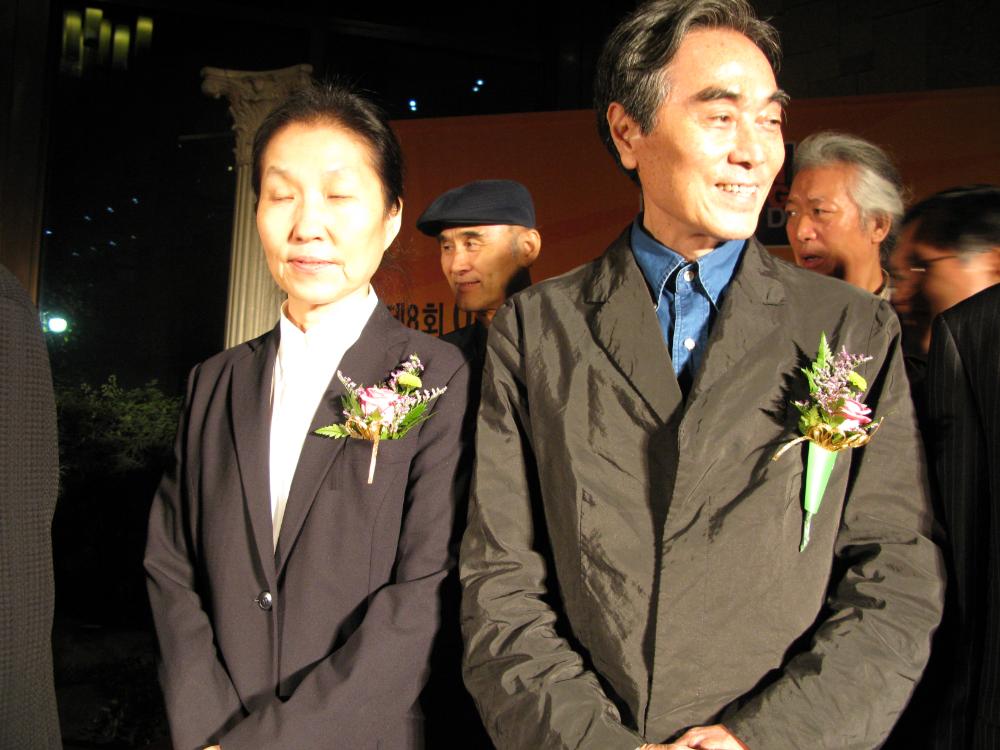 2008년 제9회 이인성미술상 시상식 김차섭 사진