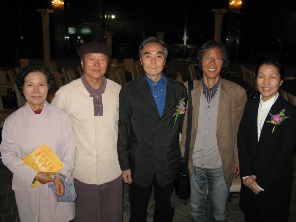 2008년 제9회 이인성미술상 시상식 김차섭 사진