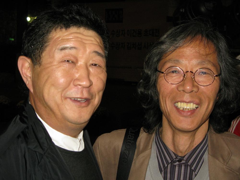 2008년 제9회 이인성미술상 시상식 김차섭 사진