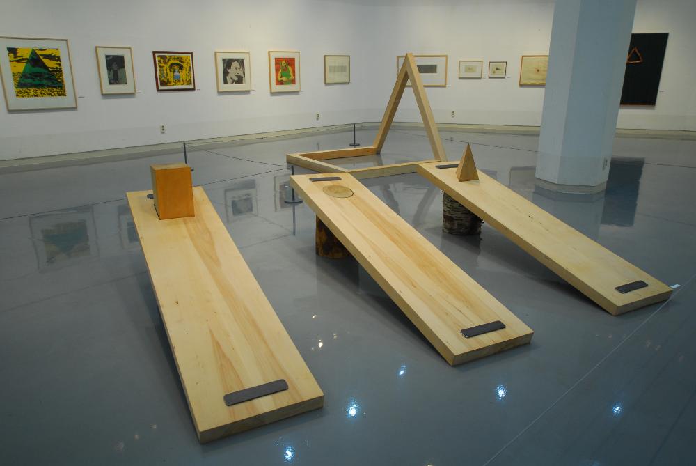 2009년 《제9회 이인성미술상 수상작가 김차섭 초대전》 작품 사진