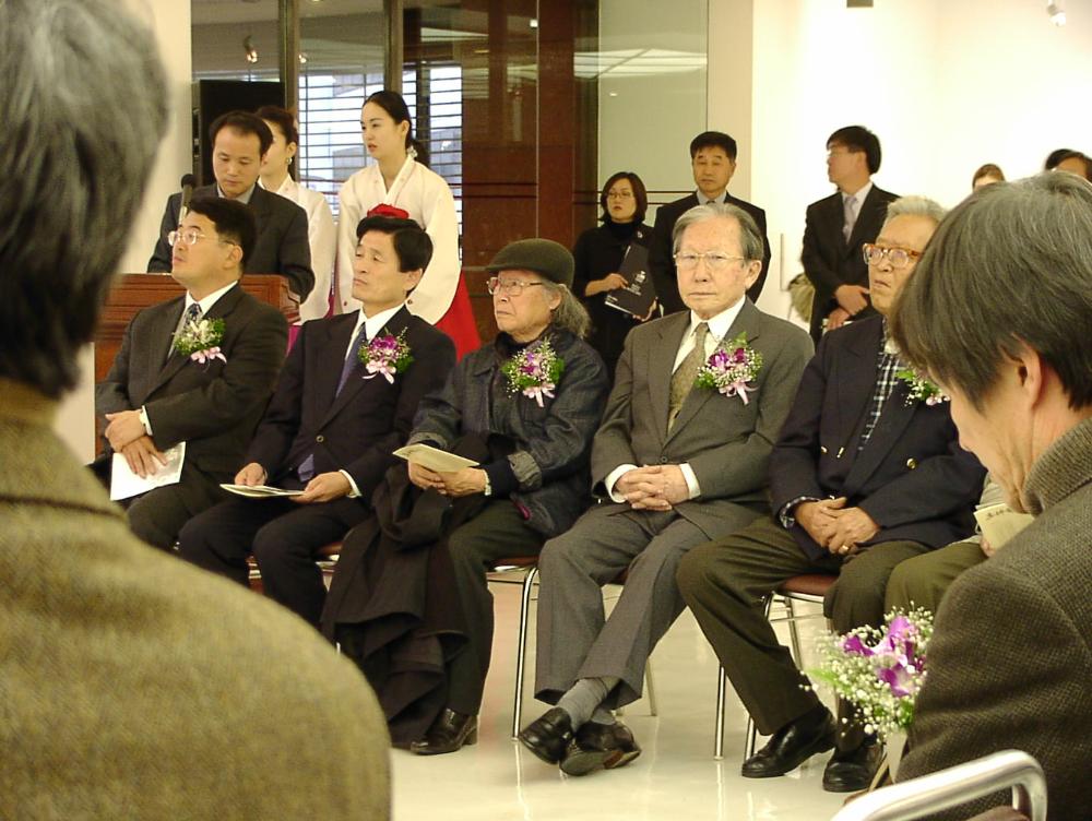 2002년 11월 9일 〈제14회 이중섭 미술상〉 시상식 사진파일