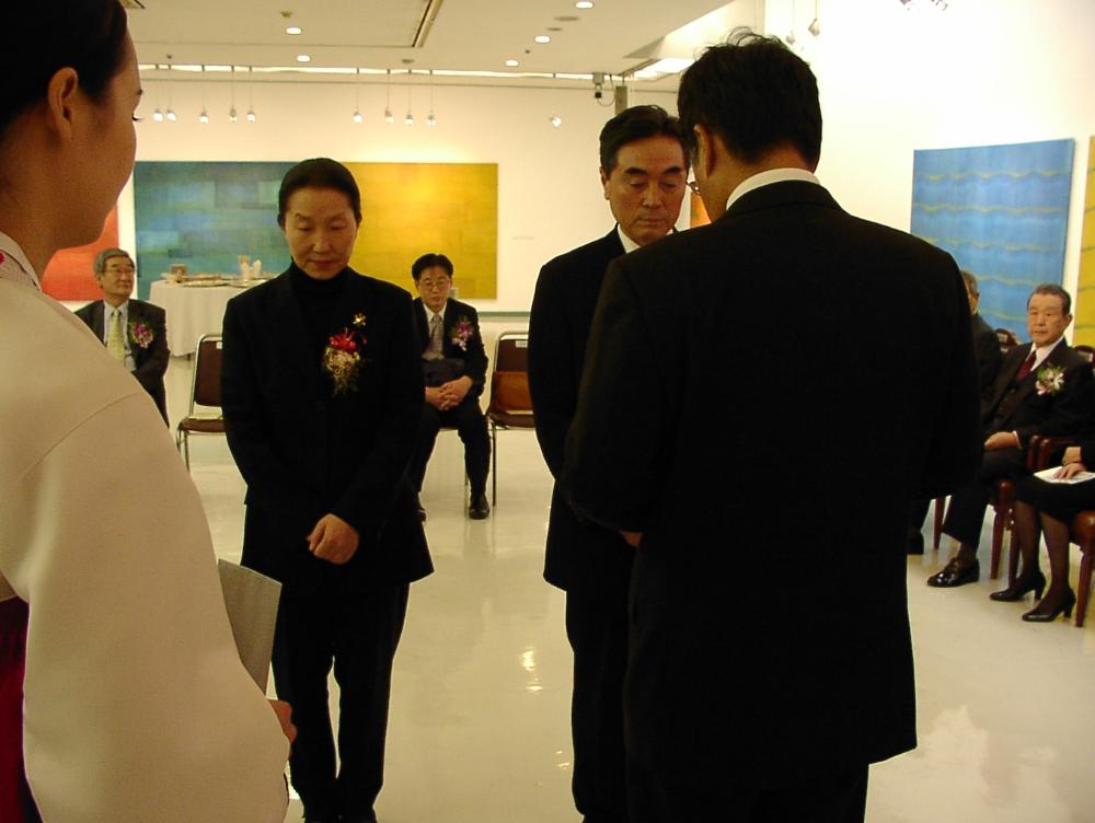 2002년 11월 9일 〈제14회 이중섭 미술상〉 시상식 사진파일