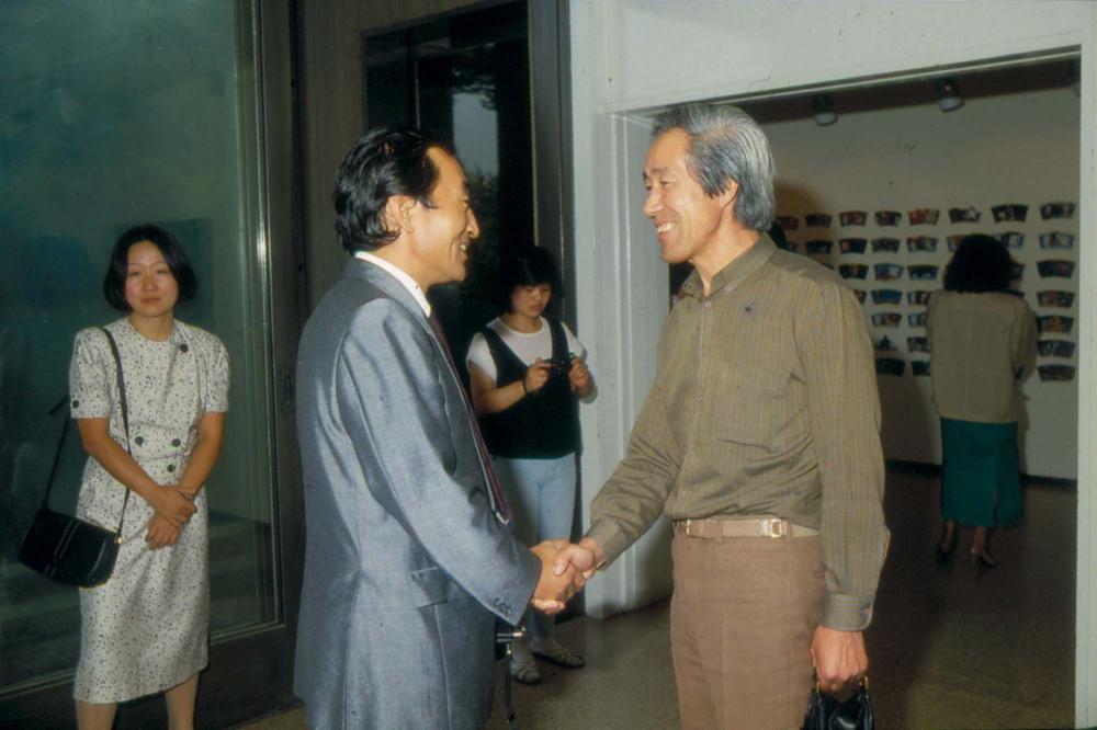 1987년 한국미술관 《김차섭전》 전경 슬라이드 필름 3