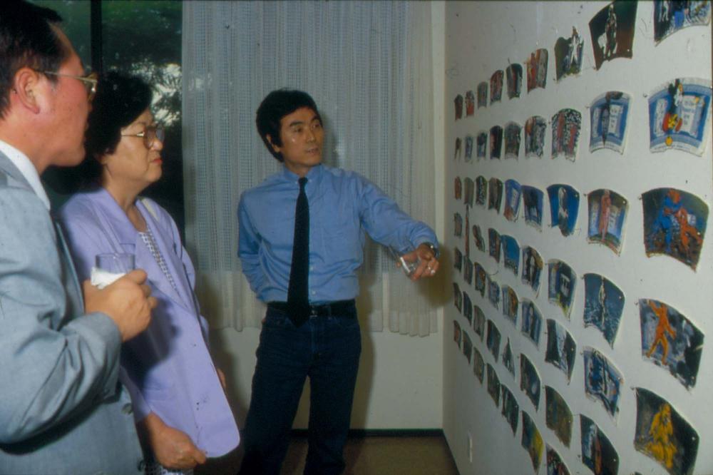 1987년 한국미술관 《김차섭전》 전경 슬라이드 필름 5