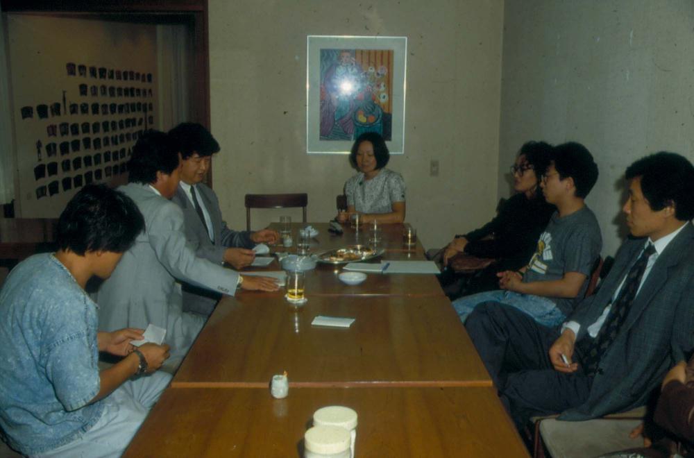 1987년 한국미술관 《김차섭전》 전경 슬라이드 필름