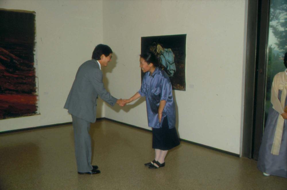 1987년 한국미술관 《김차섭전》 전경 슬라이드 필름