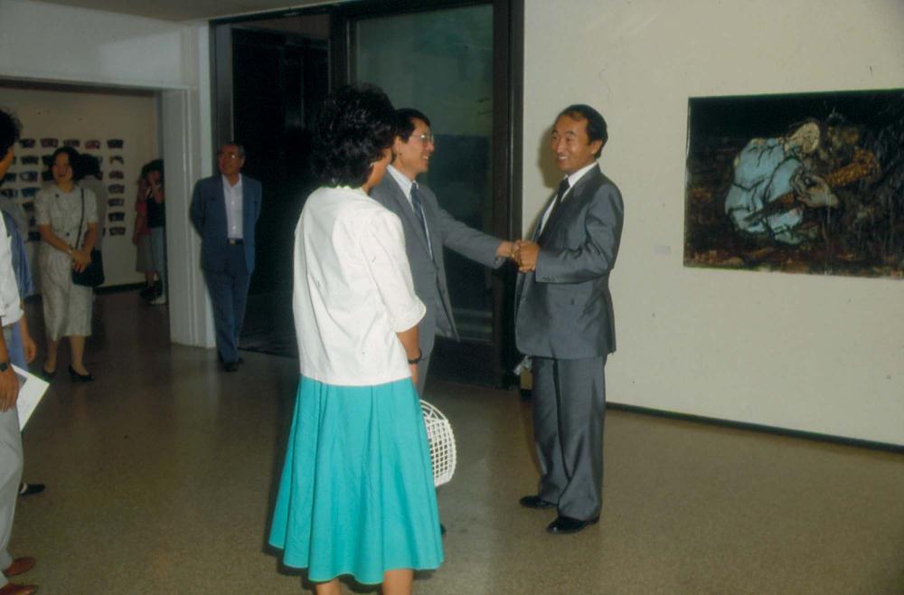 1987년 한국미술관 《김차섭전》 전경 슬라이드 필름