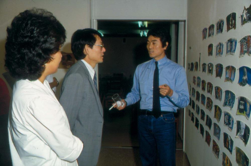 1987년 한국미술관 《김차섭전》 전경 슬라이드 필름