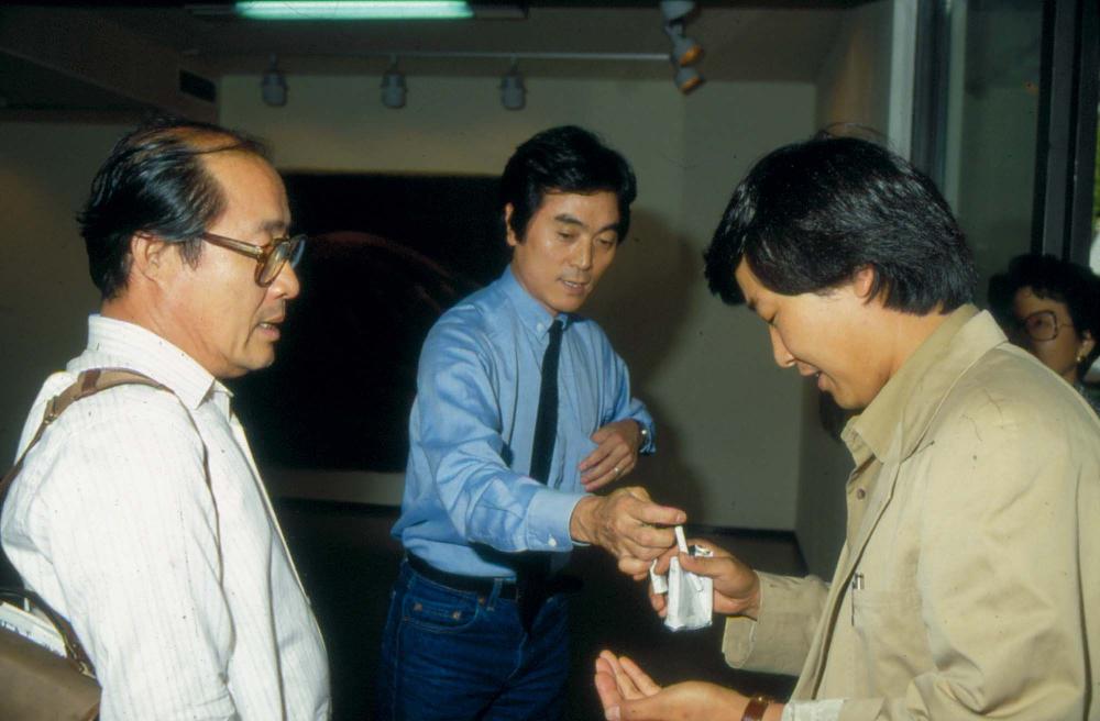 1987년 한국미술관 《김차섭전》 전경 슬라이드 필름