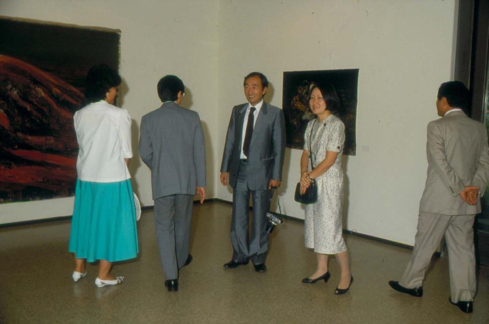 1987년 한국미술관 《김차섭전》 전경 슬라이드 필름