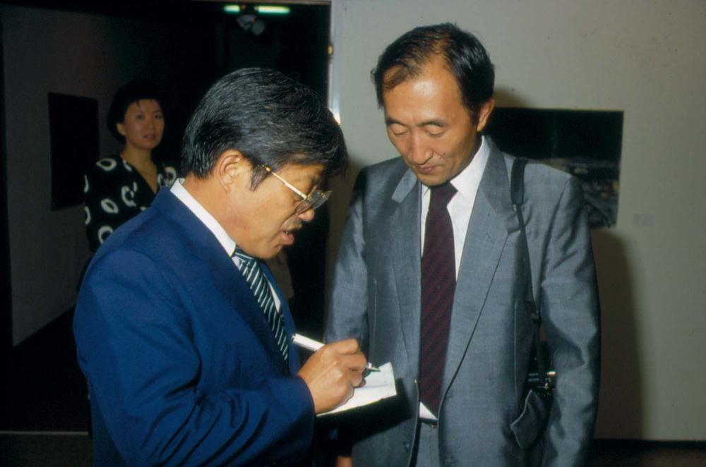 1987년 한국미술관 《김차섭전》 전경 슬라이드 필름