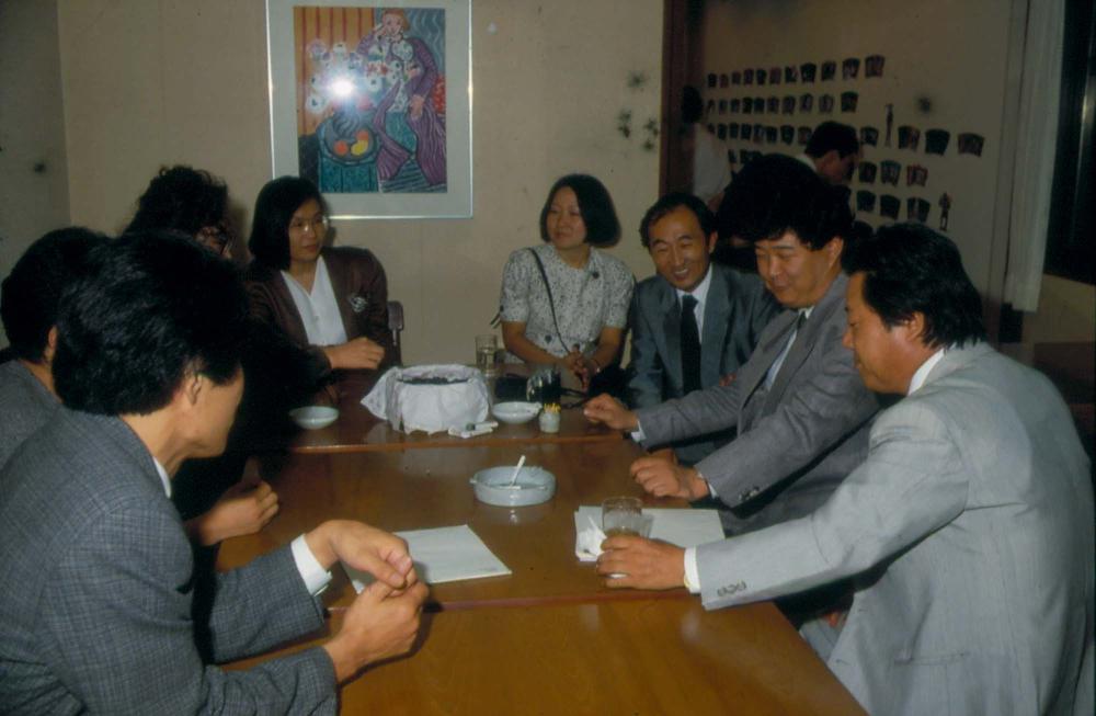 1987년 한국미술관 《김차섭전》 전경 슬라이드 필름