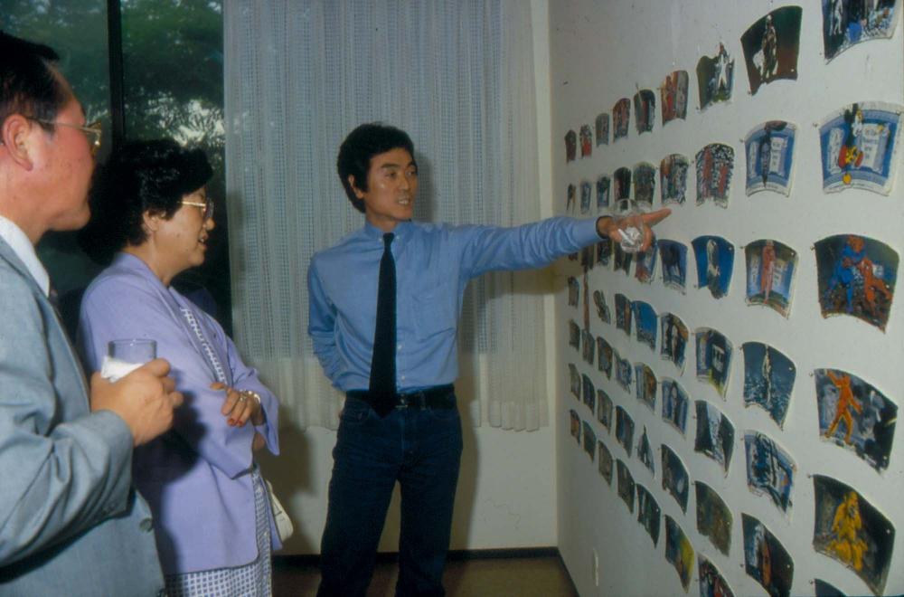 1987년 한국미술관 《김차섭전》 전경 슬라이드 필름
