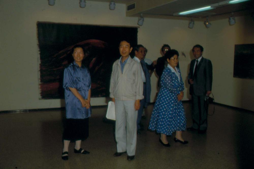 1987년 한국미술관 《김차섭전》 전경 슬라이드 필름