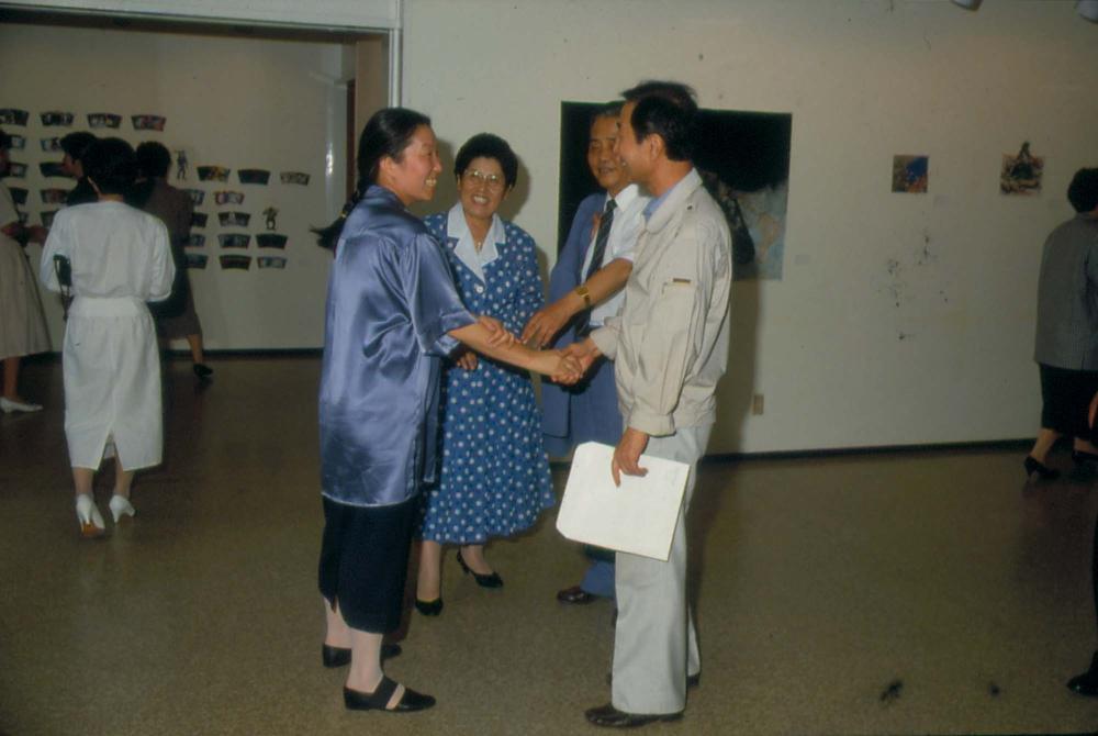 1987년 한국미술관 《김차섭전》 전경 슬라이드 필름